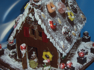 Knusper, knusper, Kn�uschen, wer knuspert an meinem H�uschen